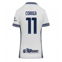 Camiseta Inter Milan Joaquin Correa #11 Segunda Equipación Replica 2024-25 para mujer mangas cortas